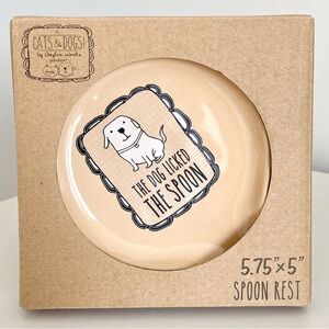 Cats & Dogs Funny Spoon Rest New